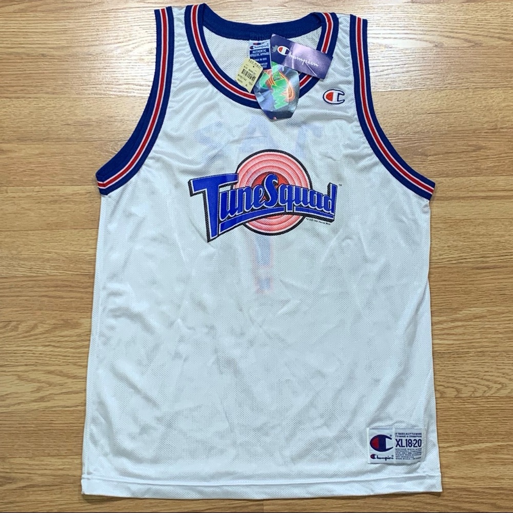 VINTAGE 1996 SPACE JAM TUNE SQUAD TAZ JERSEY NWT